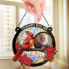 Custom Photo May Your Memory Be A Haven Of Peace - Memorial Personalized Window Hanging Suncatcher Ornament - Sympathy Gift For Family Members