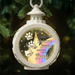 I Wish The Rainbow Bridge Had Visiting Hours - Memorial Personalized Custom Candlelight Lantern Ornament - Christmas Gift, Sympathy Gift For Pet Owners, Pet Lovers