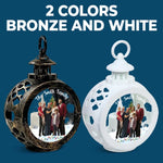 Custom Photo Make It A December To Remember - Family Personalized Custom Candlelight Lantern Ornament - Christmas Gift For Family Members