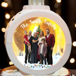 Custom Photo Make It A December To Remember - Family Personalized Custom Candlelight Lantern Ornament - Christmas Gift For Family Members
