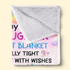 I Love That You're My Grandma - Family Personalized Custom Blanket - Christmas Gift For Grandma, Grandpa, Grandkids