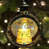 Friends Are The Family We Choose For Ourselves - Bestie Personalized Custom Candlelight Lantern Ornament - Christmas Gift For Best Friends, BFF, Sisters