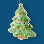 Custom Name Christmas Tree Gifts for Family - Personalized Ornament