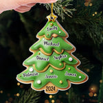Custom Name Christmas Tree Gifts for Family - Personalized Ornament