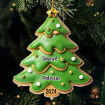 Custom Name Christmas Tree Gifts for Family - Personalized Ornament