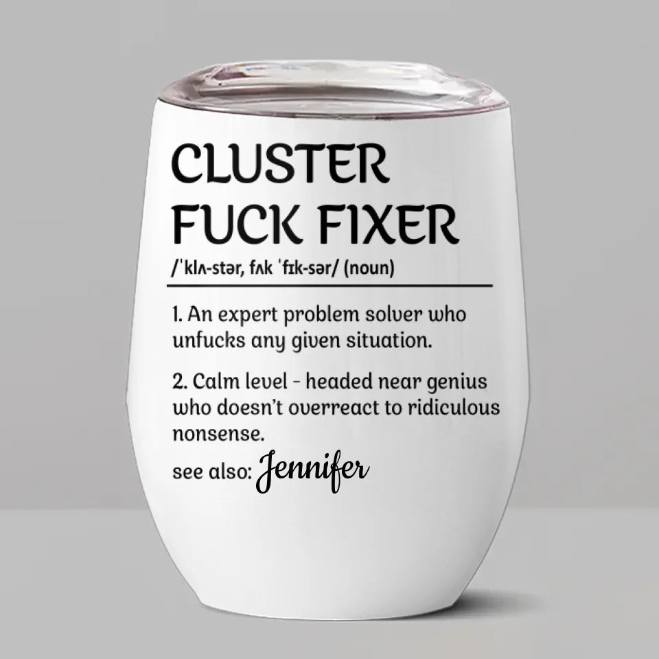 You Are One Of The Best People To Collaborate With - Coworker Personalized Custom Wine Tumbler - Gift For Coworkers, Work Friends, Colleagues