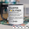 A Problem Solver Who Can Handle Any Given Situation - Coworker Personalized Custom Accent Mug - Christmas Gift For Coworkers, Work Friends, Colleagues