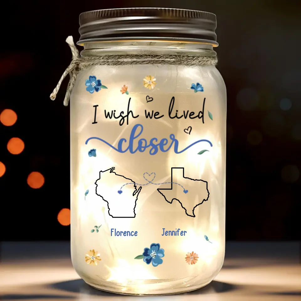 Your Friendship Fills My Heart - Bestie Personalized Custom Mason Jar Light - Christmas Gift For Best Friends, BFF, Sisters