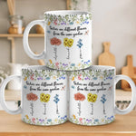 Sisters Are Different Flowers From The Same Garden - Bestie Personalized Custom 3D Inflated Effect Printed Mug - Christmas Gift For Best Friends, BFF, Sisters
