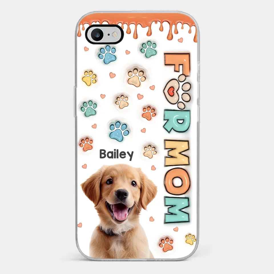 Custom Photo Furry Friends Are The Best Friends - Dog & Cat Personalized Custom 3D Inflated Effect Printed Clear Phone Case - Gift For Pet Owners, Pet Lovers