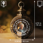 Custom Photo Your Memory Warms Our Hearts - Memorial Personalized Custom Candlelight Lantern Ornament - Sympathy Gift, Christmas Gift For Family Members