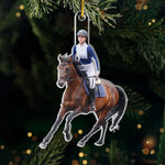 Horse Rider Christmas Gifts for Equestrians - Holiday Ornament