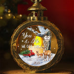 God Gave Me You - Couple Personalized Custom Candlelight Lantern Ornament - Christmas Gift For Husband Wife, Anniversary