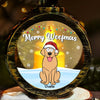 The Bond With A Pet Is A Special Kind Of Love - Dog & Cat Personalized Custom Candlelight Lantern Ornament - Christmas Gift For Pet Owners, Pet Lovers