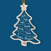 Happy Holidays To My Very Best Bud - Bestie Personalized Custom Ornament - Acrylic Custom Shaped - Christmas Gift For Best Friends, BFF, Sisters