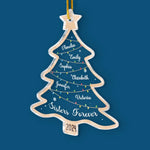 Happy Holidays To My Very Best Bud - Bestie Personalized Custom Ornament - Acrylic Custom Shaped - Christmas Gift For Best Friends, BFF, Sisters