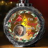 Custom Photo You Will Always Remain - Memorial Personalized Custom Candlelight Lantern Ornament - Sympathy Gift, Christmas Gift For Family Members