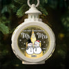 This Holiday Season, My Heart Is Full With You By My Side - Couple Personalized Custom Candlelight Lantern Ornament - Christmas Gift For Husband Wife, Anniversary, First Christmas
