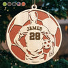 Playing With Heart Is What Sets You Apart - Personalized Custom Ornament - Wood Custom Shaped - Christmas Gift For Sport Lovers, Sport Players