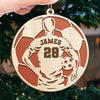 Playing With Heart Is What Sets You Apart - Personalized Custom Ornament - Wood Custom Shaped - Christmas Gift For Sport Lovers, Sport Players