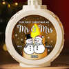This Holiday Season, My Heart Is Full With You By My Side - Couple Personalized Custom Candlelight Lantern Ornament - Christmas Gift For Husband Wife, Anniversary, First Christmas