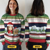 The Woof Of Christmas Love - Dog & Cat Personalized Custom Ugly Sweatshirt - Unisex Wool Jumper - Christmas Gift For Pet Owners, Pet Lovers