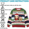 The Woof Of Christmas Love - Dog & Cat Personalized Custom Ugly Sweatshirt - Unisex Wool Jumper - Christmas Gift For Pet Owners, Pet Lovers