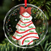 Roots That Bind Us Create A Stronger Family - Family Personalized Custom Circle Glass Ornament - Christmas Gift For Family Members