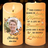 Custom Photo You Are Loved Beyond Words And Missed Beyond Measure - Memorial Personalized Custom LED Candle - New Arrival, Christmas Gift, Sympathy Gift For Family Members