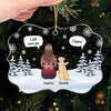 A Companion Is Gone, But The Memory Lives On - Memorial Personalized Custom Ornament - Acrylic Benelux Shaped - Christmas Gift, Sympathy Gift For Pet Owners, Pet Lovers