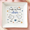 Close At Heart, Far In Miles - Porte-bijoux personnalisé Bestie - Cadeau de Noël pour meilleures amies, meilleures amies, sœurs