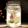 Your Light Will Always Shine In My Heart - Memorial Personalized Custom Mason Jar Light - Sympathy Gift For Pet Owners, Pet Lovers