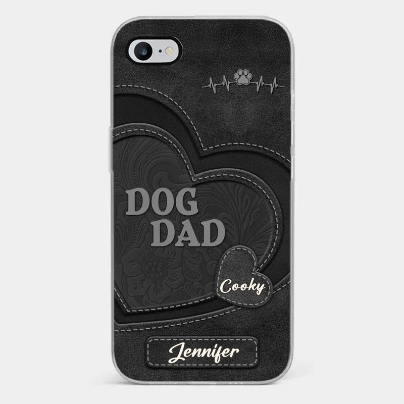 Keep You Forever In My Heart - Dog & Cat Personalized Custom Clear Phone Case - Gift For Mom, Dog Lovers