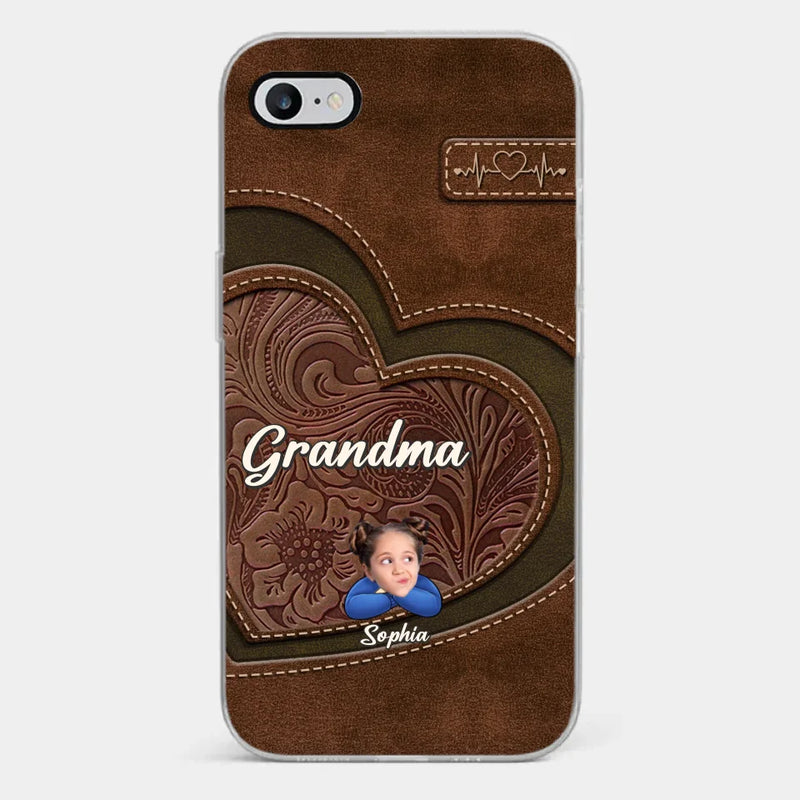 Custom Photo Call Me Grandma - Family Personalized Custom Clear Phone Case - Gift For Mom, Grandma