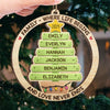 The Family Is One Of Nature's Masterpieces - Family Personalized Custom Ornament - Wood Custom Shaped - Christmas Gift For Family Members