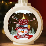Cherish Every Moment With You - Family Personalized Custom Candlelight Lantern Ornament - Christmas Gift For Mom, Grandma