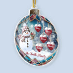 Family Is The Heart Of Our Story - Family Personalized Custom Ornament - Acrylic Custom Shaped - Christmas Gift For Family Members