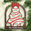 Every Christmas Tree Is A Treasure Trove Of Memories - Family Personalized Custom Ornament - Wood Custom Shaped - Christmas Gift For Family Members