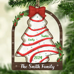 Every Christmas Tree Is A Treasure Trove Of Memories - Family Personalized Custom Ornament - Wood Custom Shaped - Christmas Gift For Family Members