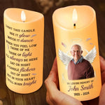 Custom Photo Memorial Angel Gifts - Personalized LED Candle