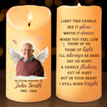 Custom Photo Memorial Angel Gifts - Personalized LED Candle