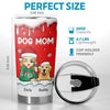 Furry And Festive - Dog & Cat Personalized Custom 3D Inflated Effect Printed Tumbler - Christmas Gift For Pet Owners, Pet Lovers