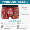 Custom Photo Sprinkle Some Giggles Into His Closet - Funny Personalized Custom Boxer Briefs, Men's Boxers - Christmas Gift For Boyfriend, Husband, Anniversary