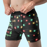 Grinch To Do List - Funny Personalized Custom Boxer Briefs, Men's Boxers - Christmas Gift For Boyfriend, Husband, Anniversary