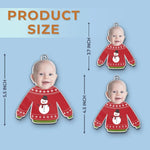 Custom Photo Santa’s Little Helper - Family Personalized Custom Ornament - Acrylic Custom Shaped - Christmas Gift For New Moms, New Dads, Grandparent