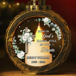 Your Love Will Light Our Way - Memorial Personalized Custom Candlelight Lantern Ornament - Sympathy Gift, Christmas Gift For Family Members