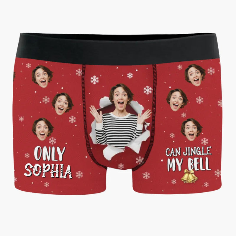 Custom Photo Good Vibes Come From Comfort And Laughter - Funny Personalized Custom Boxer Briefs, Men's Boxers - Christmas Gift For Boyfriend, Husband, Anniversary
