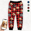 Photo personnalisée « Vous êtes le meilleur cadeau sous le sapin » - Pantalon de survêtement unisexe personnalisé pour chien et chat - Cadeau de Noël pour les propriétaires et les amoureux des animaux