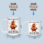 Look On My Face - Friend Personalized Custom Mug - Christmas Gift For Best Friends, Sisters, Family Members, Coworkers