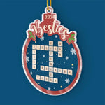 Custom Name Besties Christmas Gifts - Personalized Ornament